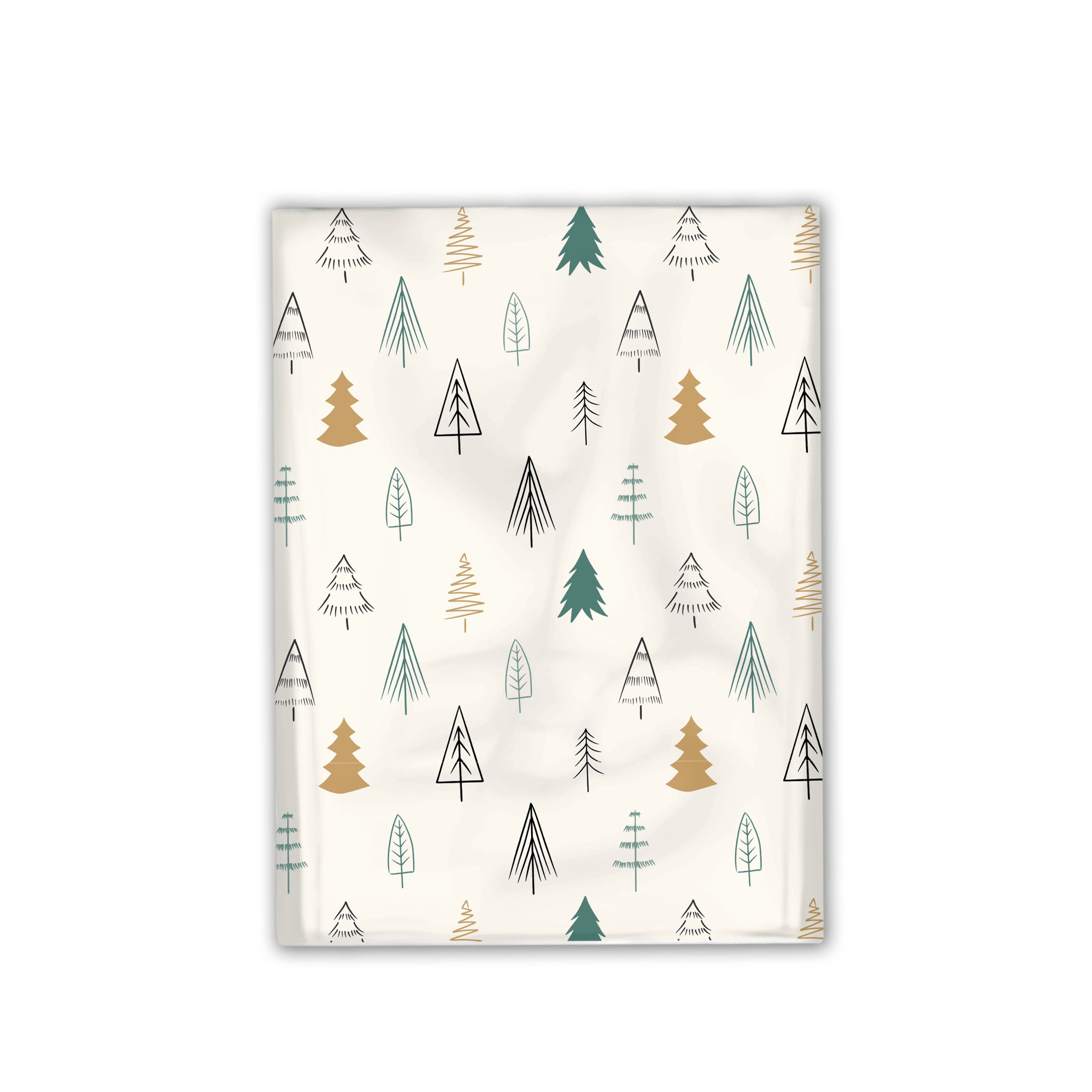 12x15 Inch Christmas Fir Trees Printed Poly Mailers - Waterproof Shipping Envelopes for Ecommerce, Gift Bags, Apparel & Small Business Packaging (Perfect for Holiday Gifts, Online Stores & Boutique Shipments)