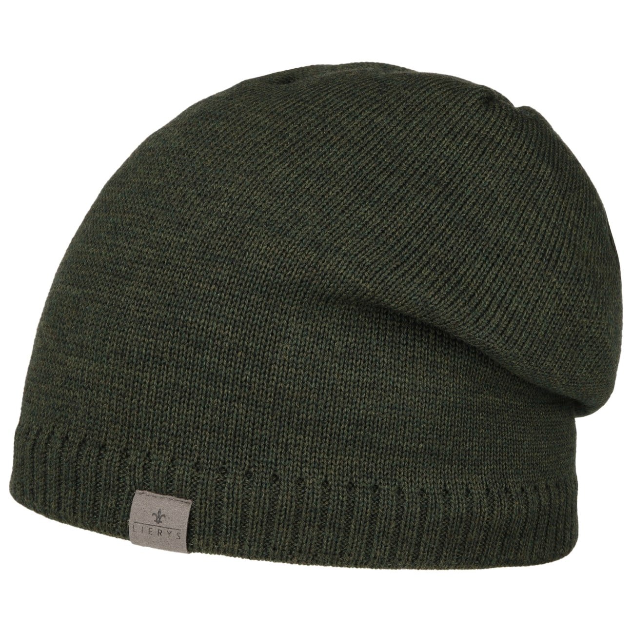 Lierys Fine Merino Classic Oversize Beanie Hat - Soft Wool Winter Hat for Men & Women - Perfect for Skiing, Hiking & Cold Weather Activities