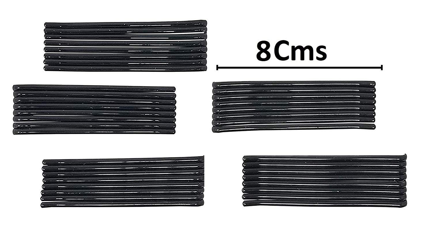 APOEM Black Hair Pins for Women - 12 Pack Slider Hair Clips for Girls, Hair Styling Tools for Daily Use | Perfect for Updos, Braids, Ponytails & Bun Hairstyles