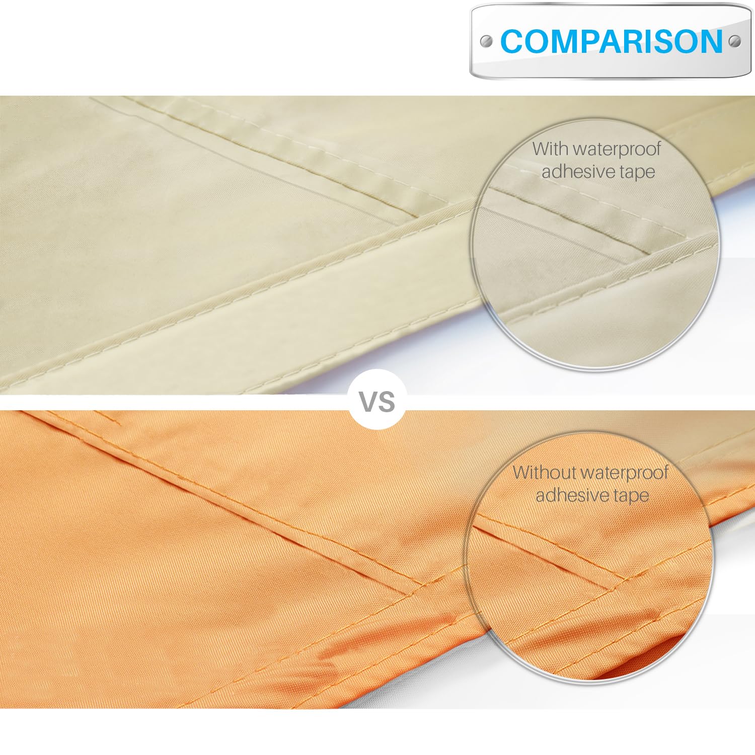 17' x 17' x 17' Triangle UV Protection Sun Shade Sail - 95% UV Block Waterproof Shade Cloth Canopy for Patio, Garden, Backyard, Deck - Turquoise Outdoor Sunshade for Summer Relaxation & Outdoor Entertaining