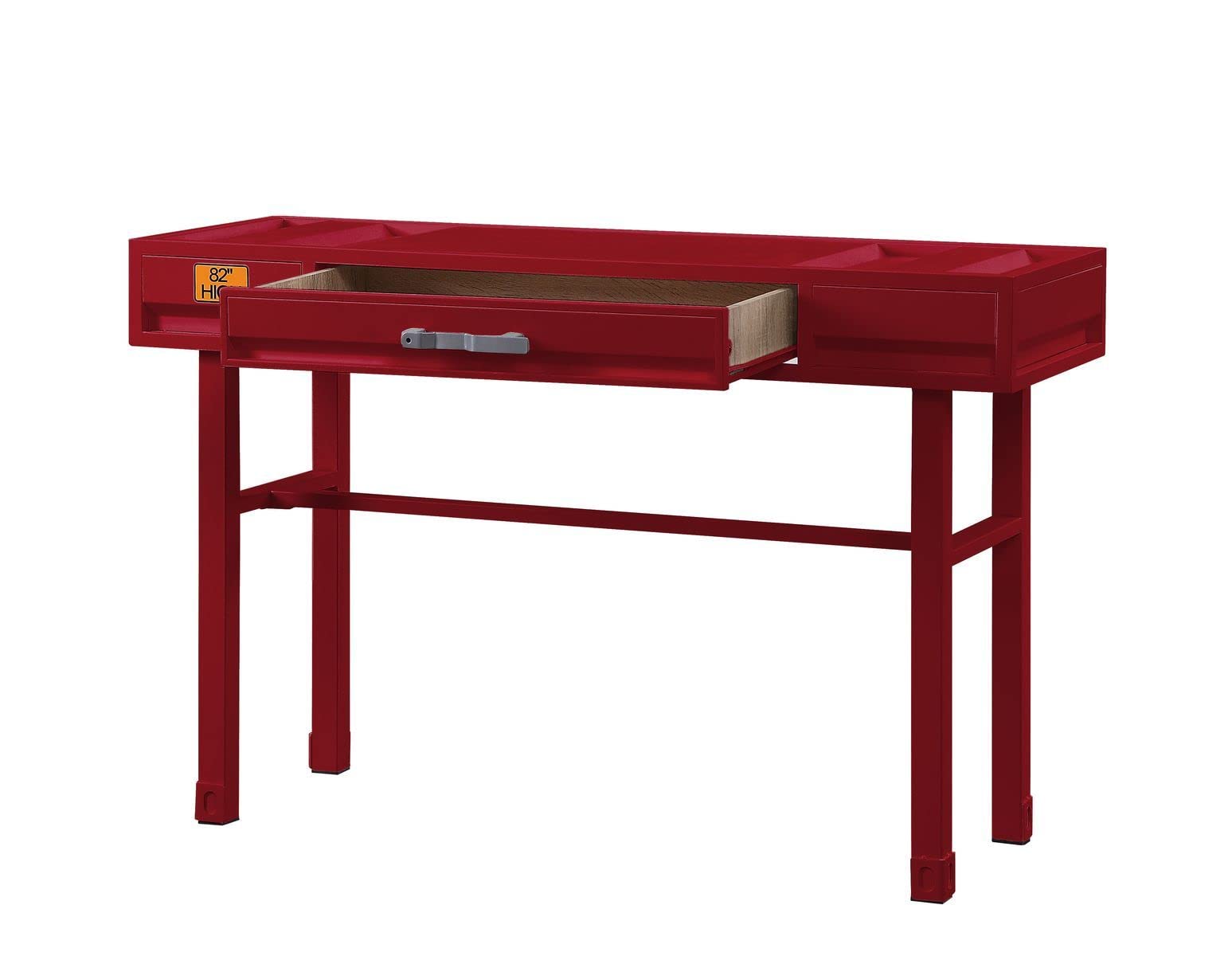Takefuns Cargo Vanity Desk with Drawers - Modern Computer & Makeup Table for Bedroom & Office