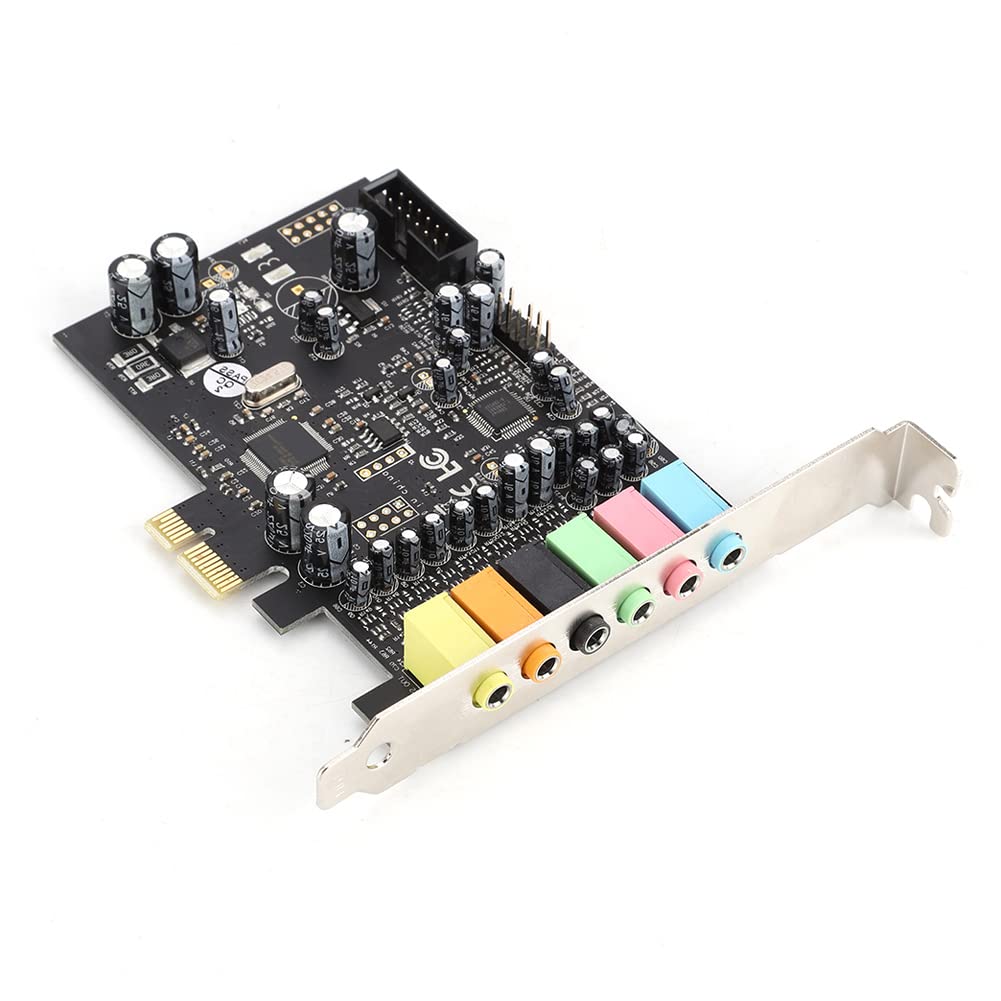 High Performance PCI-E 7.1 HiFi Sound Card for PC Desktop - Premium Audio Upgrade for Gaming, Music Production & Home Theater Systems