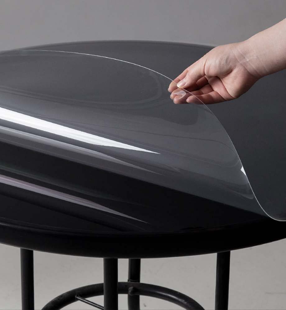 1.0mm Thick Clear Round Table Cover Protector - Odorless, Durable Dining Table Pad for Home, Party, and Outdoor Use