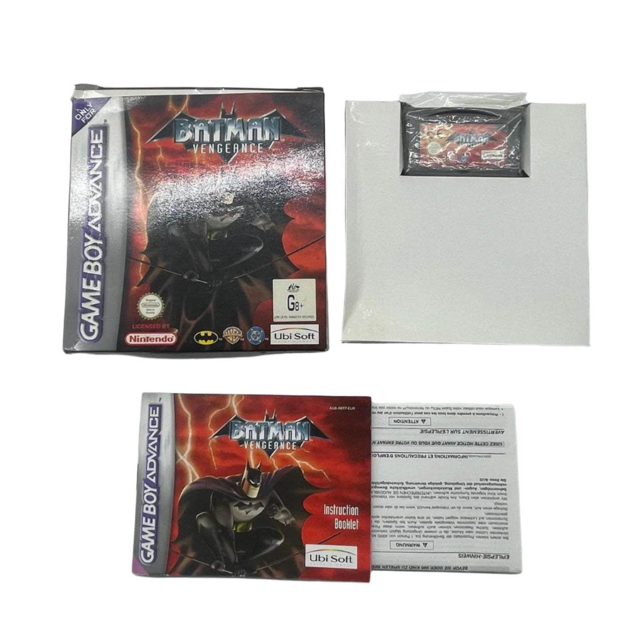 Batman Vengeance GBA Game - Complete Boxed Nintendo Gameboy Advance Video Game - Action Adventure Superhero Game for Kids & Adults - Perfect for Retro Gaming & Collectors