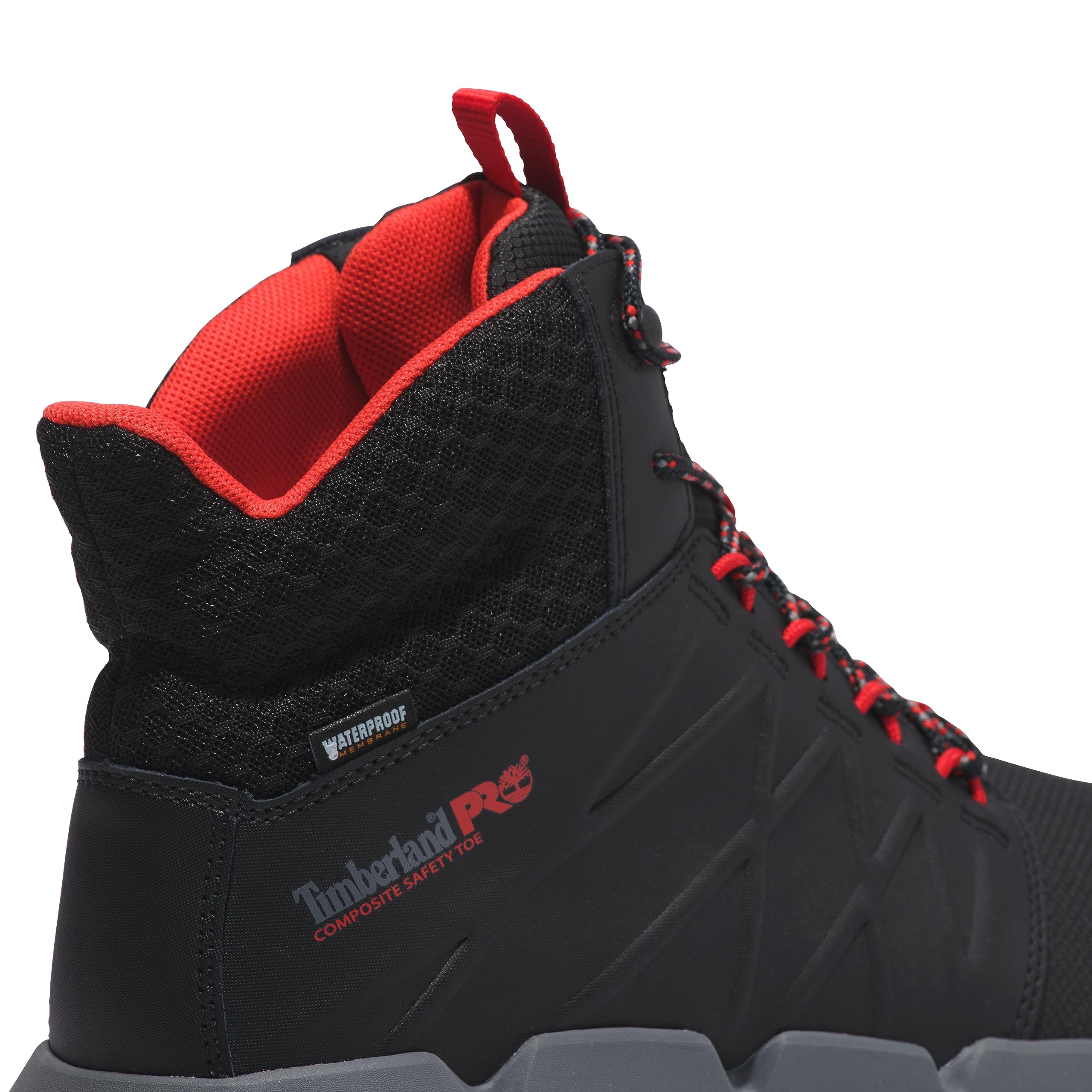 Timberland PRO Men's Morphix 6 Inch Composite Safety Toe Waterproof Work Boots - Industrial & Casual Sneaker Boot for Construction, Warehouse & Outdoor Activities