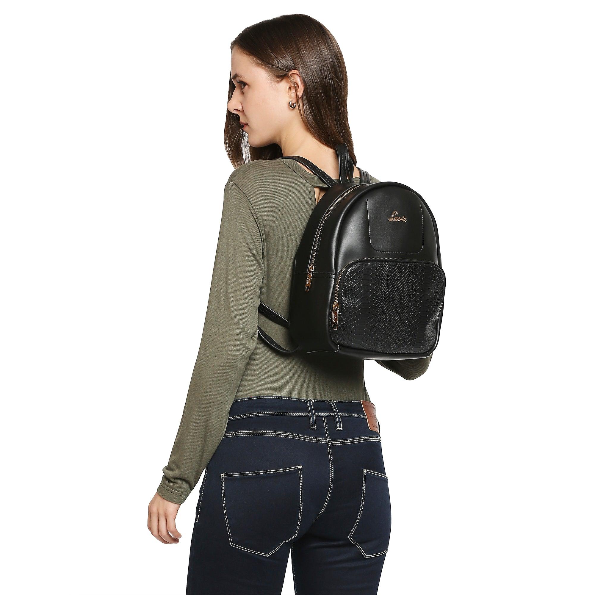 Lavie Era Mini Women's Backpack - Stylish Small Purse for Everyday Use, Travel & Work | Lightweight Durable Shoulder Bag for Women & Girls