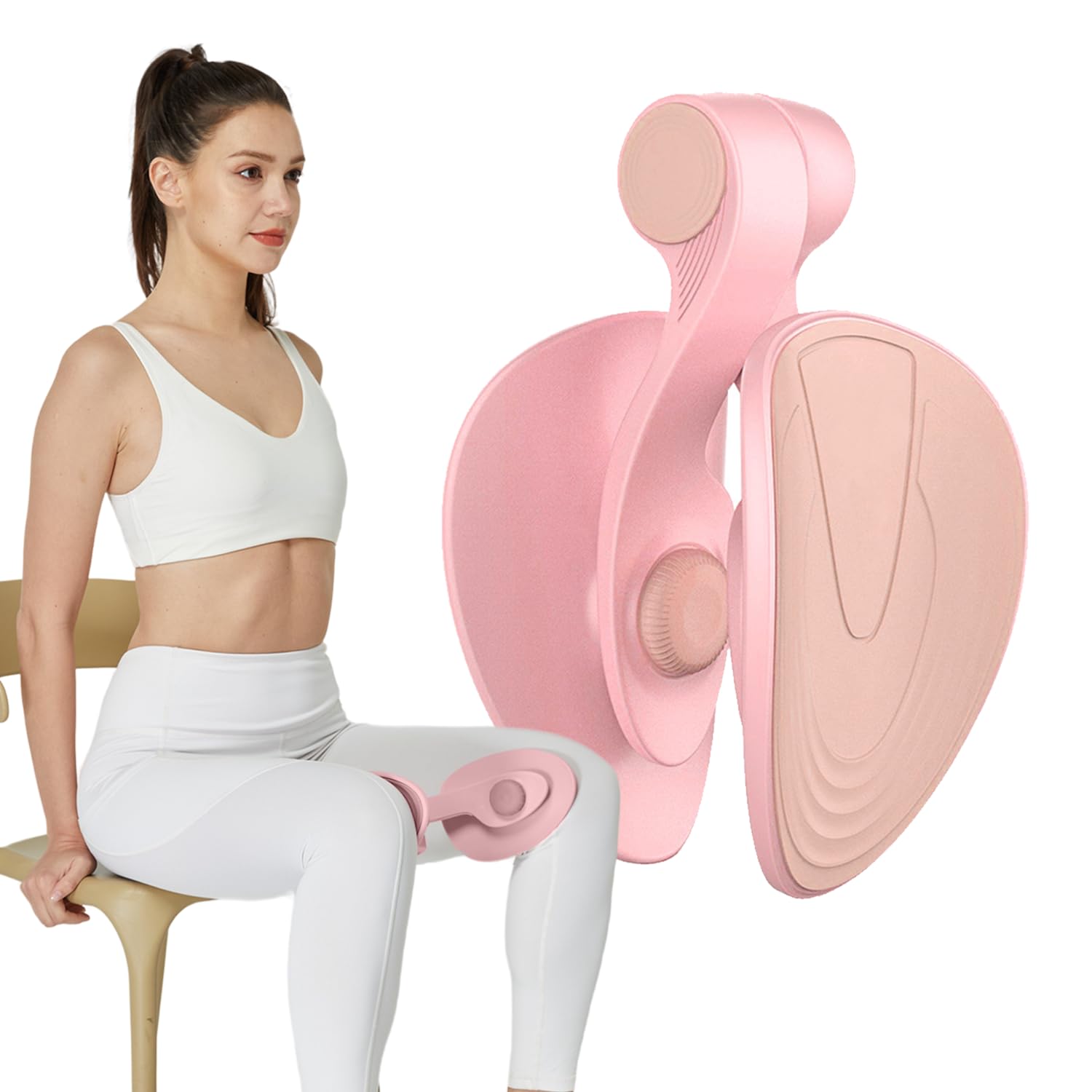 Thigh Master - Home Gym Thigh & Hip Strengthener for Women & Men - Leg, Butt & Arm Toner Equipment - Perfect for Squats, Yoga & Fitness Training