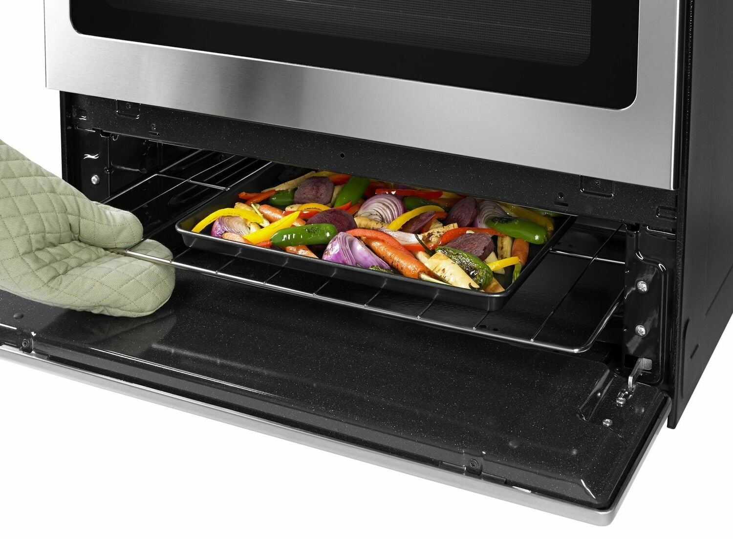 Amana AGR5330BAS 30 Inch Stainless Steel Gas Range with Easy-Touch Electronic Controls - Perfect for Home Kitchens & Professional Cooking