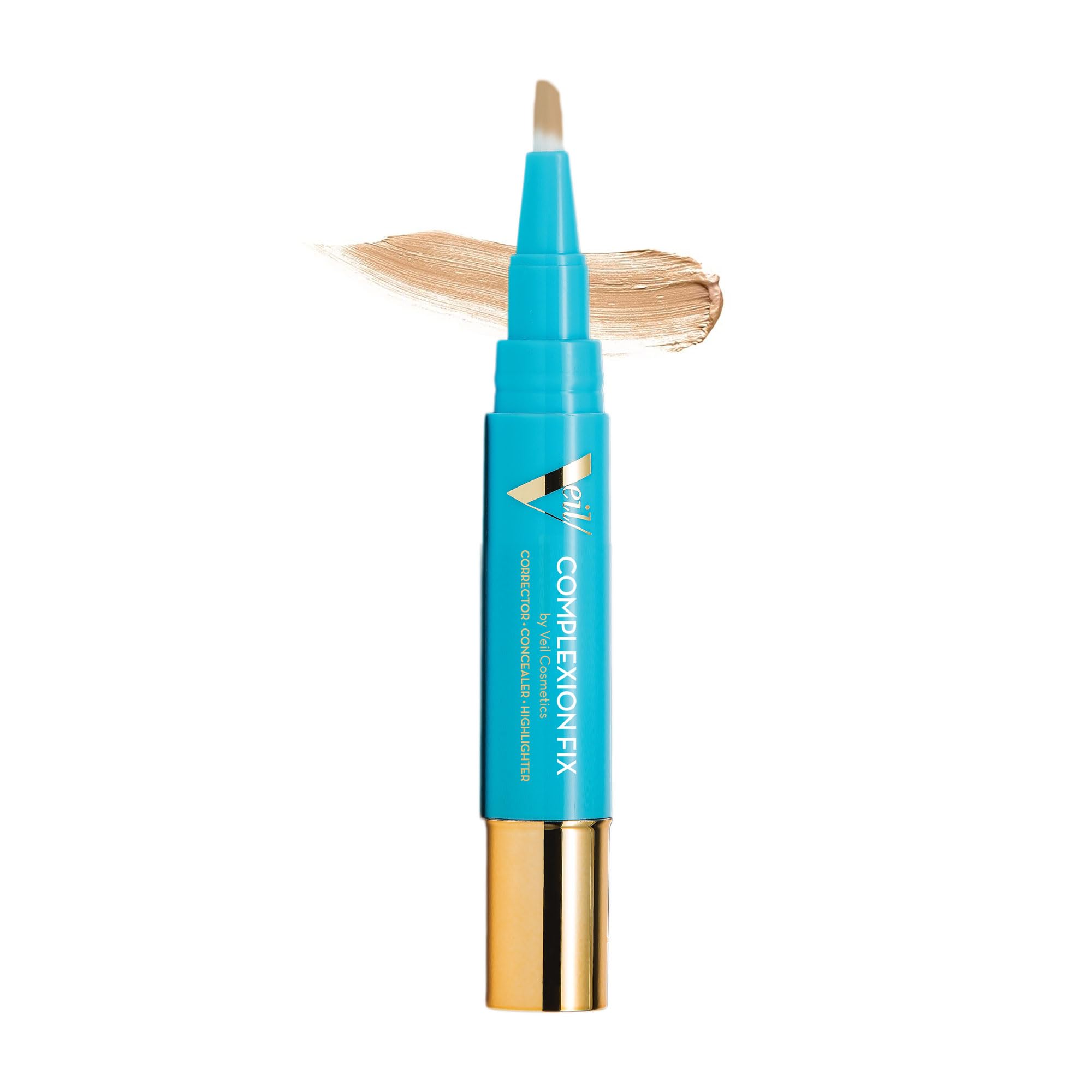 3G Medium Gold Concealer by Veil Cosmetics | Complexion Fix Full Coverage Makeup | Perfect for Everyday Wear & Special Occasions