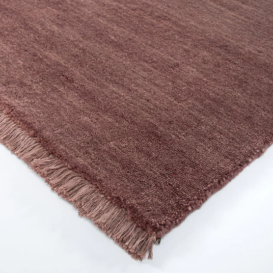 Baya Sandringham Floor Rug - Merlot Red 300cm x 400cm Large Area Rug - Soft Plush Living Room Carpet for Bedroom, Dining Room Decor