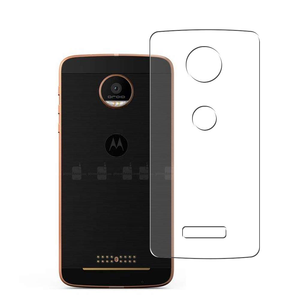 2 Pack Motorola Moto Z Force/Z Force Droid Back Screen Protector Film - TPU Guard Cover (Not Tempered Glass) - Scratch Protection for Phone Back Panel - Perfect for Everyday Use & Outdoor Activities