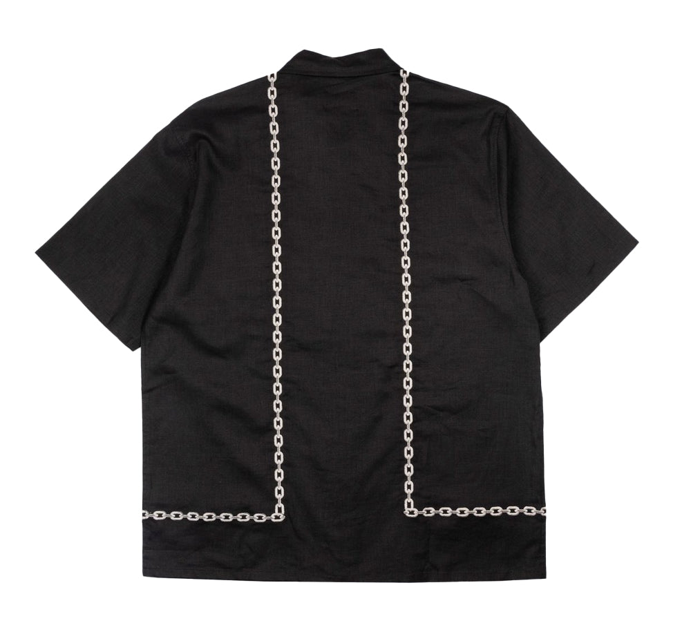 Stylish Women's Chain Button Up Shirt - Trendy Long Sleeve Blouse for Casual & Office Wear | Perfect for Work, Date Night & Everyday Outfits