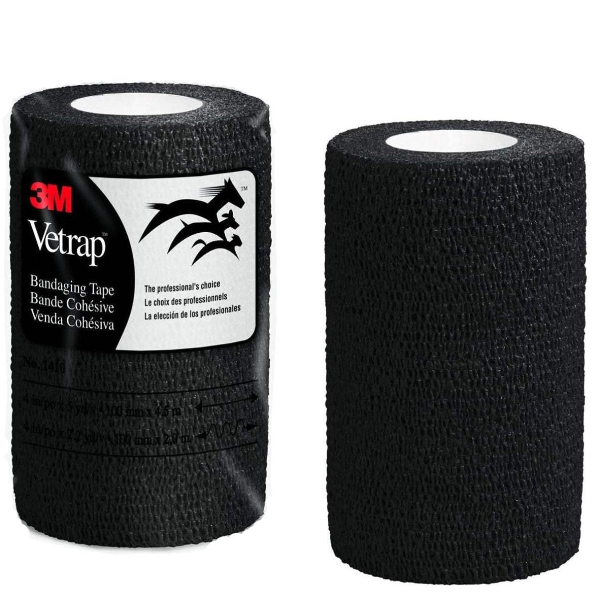 Vetrap Cohesive Bandage - Self-Adhering Wrap for Horses, Dogs & Pets - First Aid & Wound Care - Ideal for Veterinary, Sports & Outdoor Activities