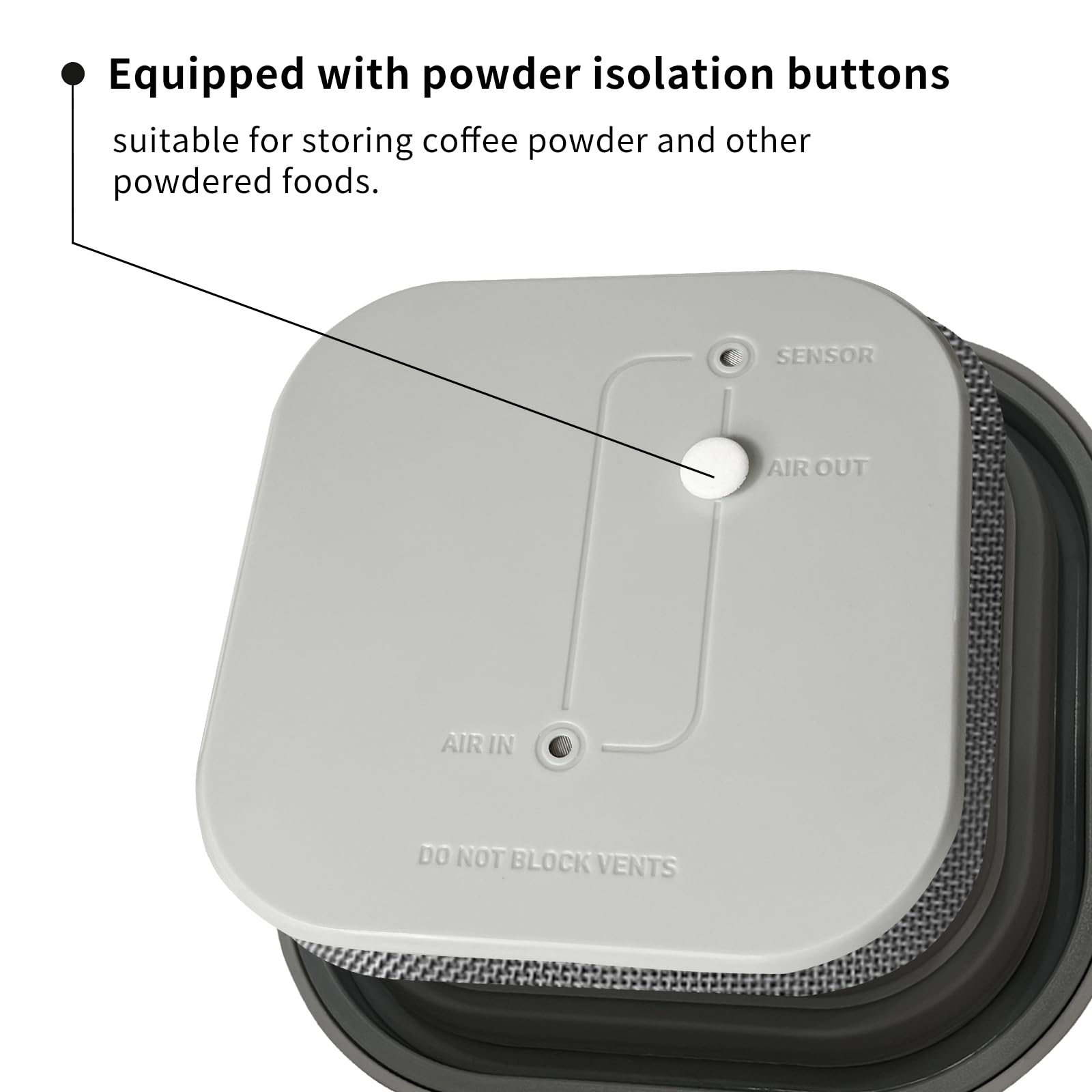 Automatic Vacuum Coffee Canister & Food Storage Container - 1L Capacity, One-Touch Button Operation for Coffee Beans & Dry Foods, Smart Vacuum Seal Technology to Preserve Freshness | Ideal for Kitchen, Pantry & Coffee Station Organization