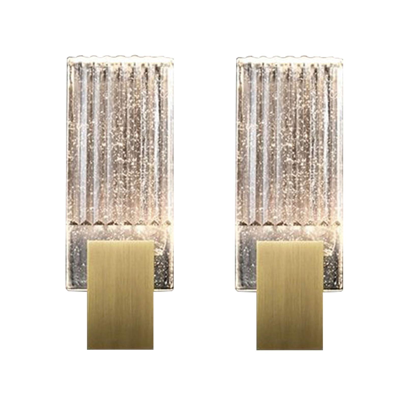 Modern Minimalist Crystal LED Wall Sconce - 12.9