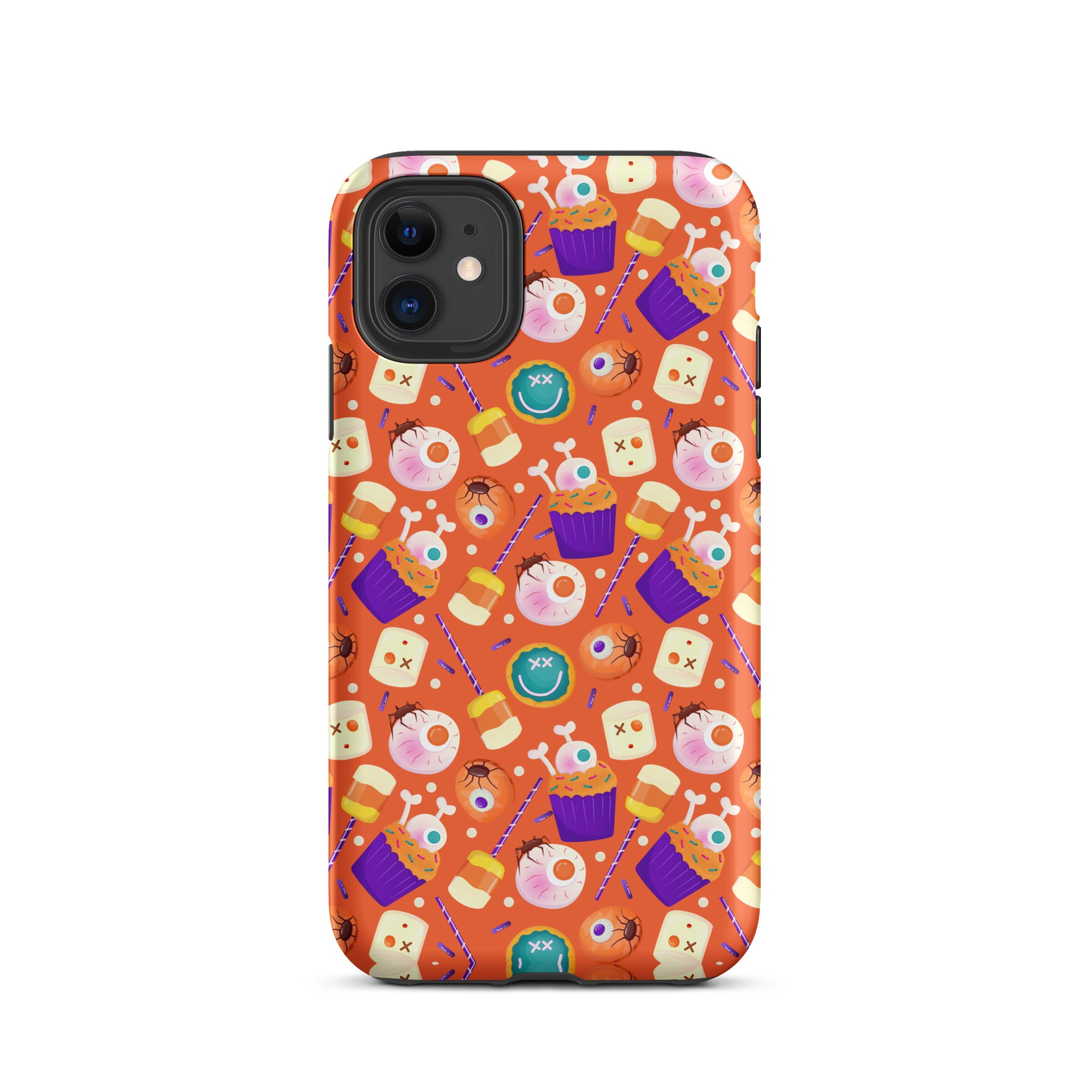Halloween Trick or Treat Premium Shockproof iPhone Case - Cute Pumpkin Design for iPhone 14/13/12 Pro Max - Perfect for Halloween Parties, Costume Events & Spooky Decorations