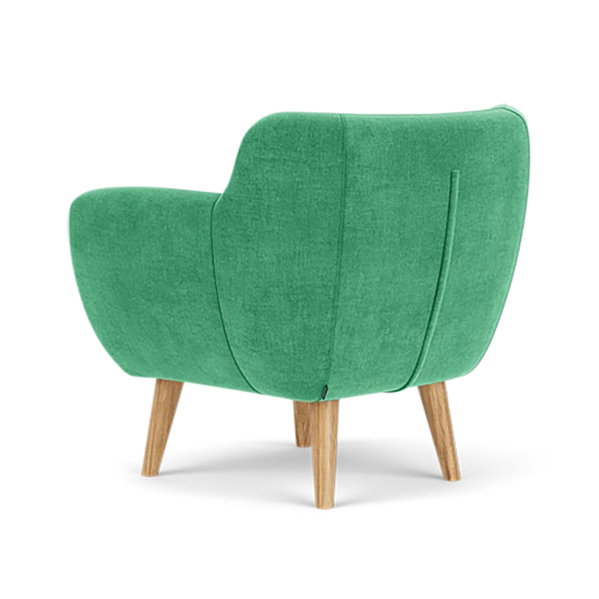 Anne Fabric Armchair - Modern Upholstered Accent Chair for Living Room, Bedroom & Office - Comfortable Lounge Chair with Sturdy Wooden Legs (Perfect for Reading, Relaxing & Home Decor)