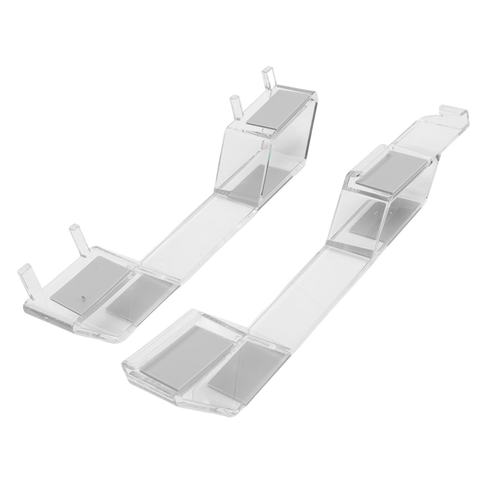 Acrylic Game Console Stand with Heat Dissipation & Anti-Slip Base - Compatible with Slim Disc & Digital Edition Consoles - Perfect for Gaming Setup & Organized Entertainment Center