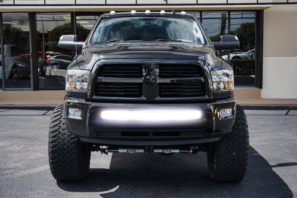 240W 40-42 Inch LED Light Bar with Lower Bumper Bracket & Wiring Kit - Compatible with 2010-2018 RAM 2500/3500 Trucks - Perfect for Off-Roading, Camping & Night Driving