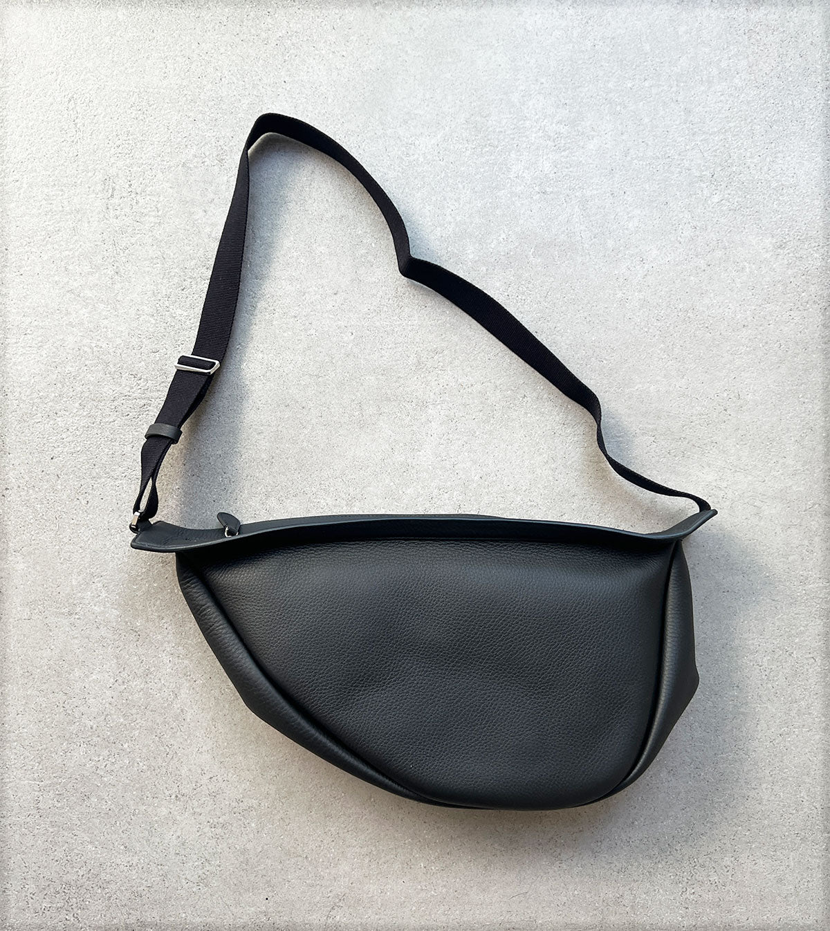 Premium Slouchy Banana Bag - Genuine Leather Large Tote Handbag for Women, Black - Perfect for Work, Travel & Everyday Use