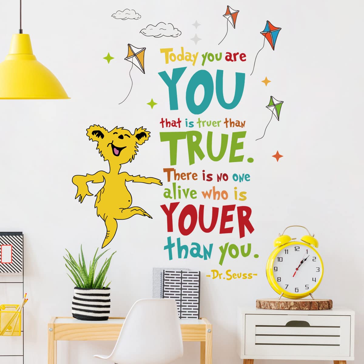 Inspirational Wall Decals for Kids & Teens - Motivational Quote Stickers, Removable Learning Decor for Bedroom, Nursery & Classroom - Peel & Stick Wall Art for Positive Education & Home Decor