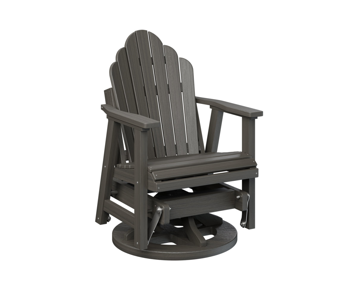 Berlin Gardens Cozi Back Swivel Glider - Outdoor Patio Rocking Chair with Cushion, Weather-Resistant for Garden, Deck, Porch & Poolside Relaxation