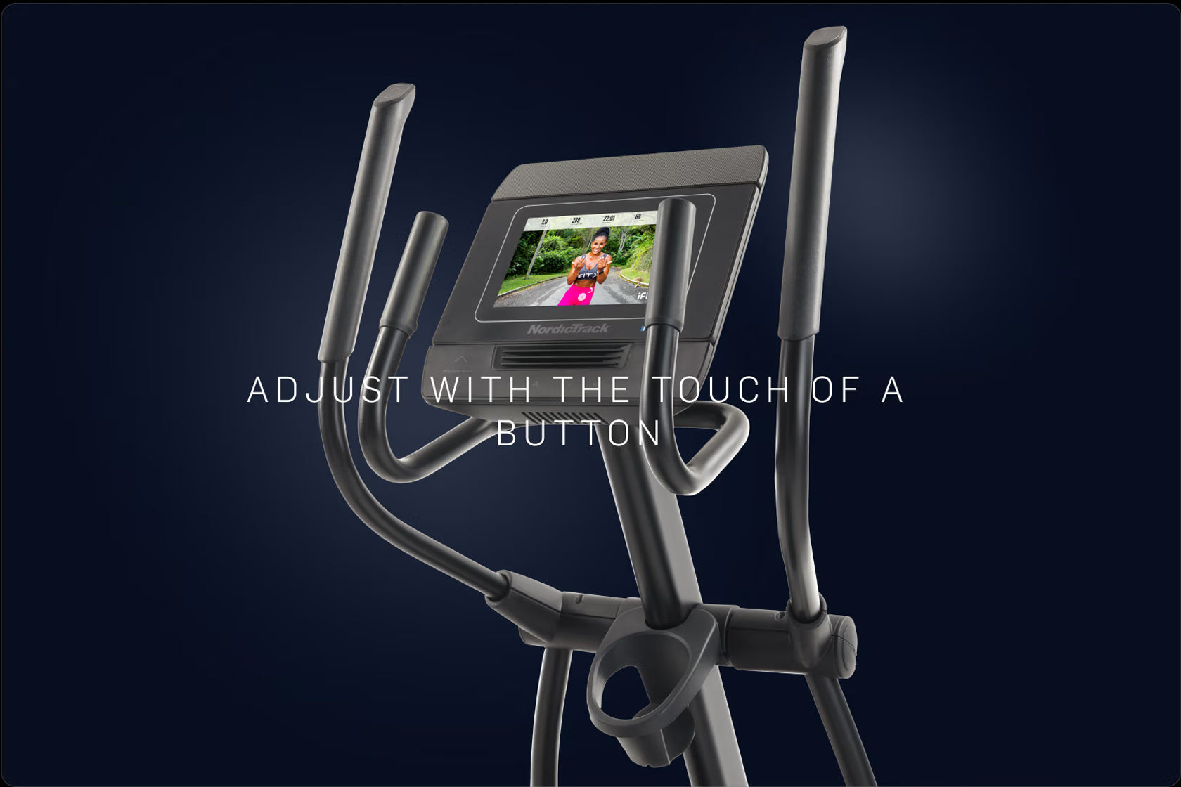 NordicTrack AirGlide 7i Elliptical Machine - Low Impact Cardio Workout Equipment for Home Gym | Perfect for Small Spaces & Full-Body Training | Summer Sale Discount