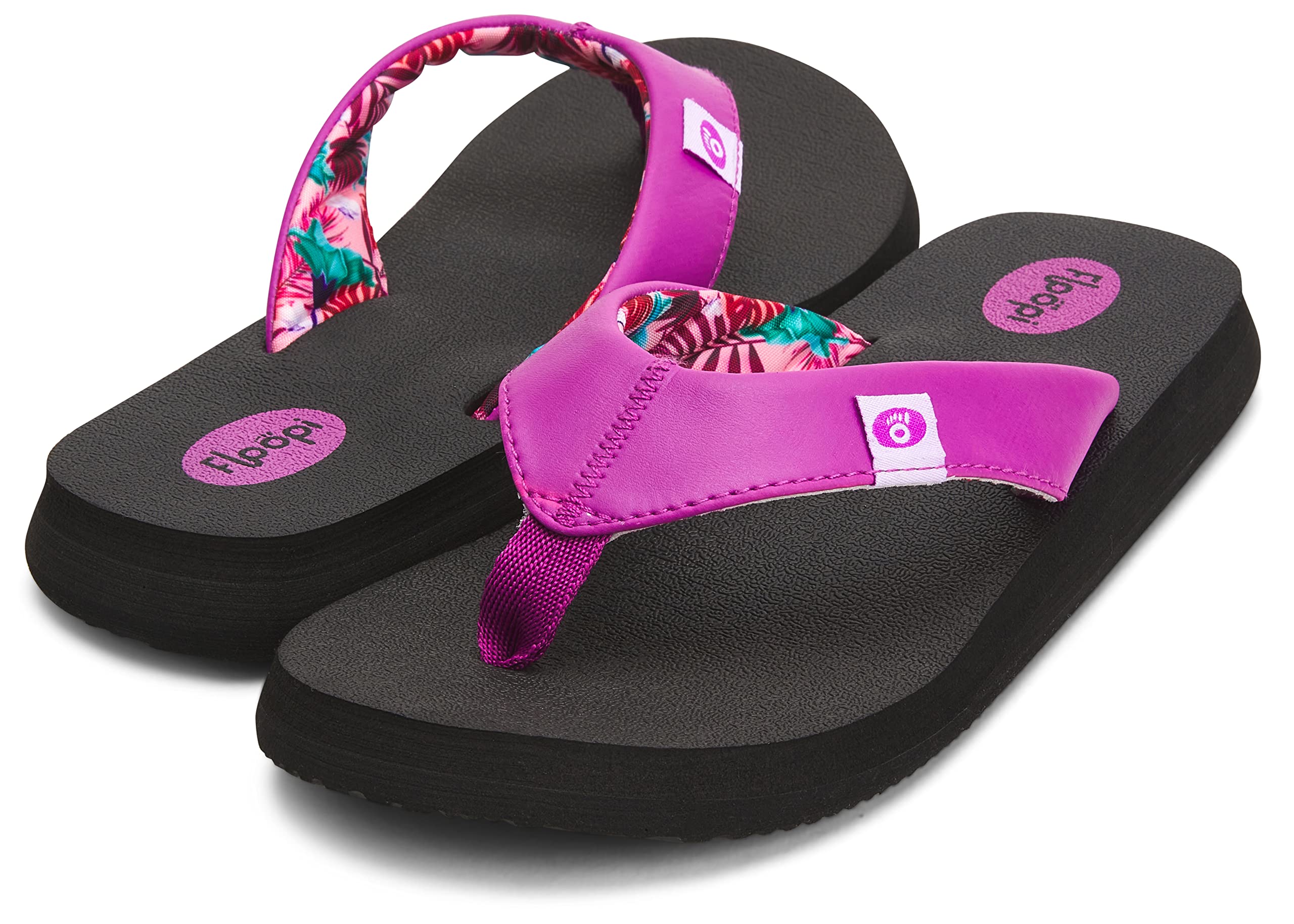 Floopi Women's Flip Flops - Comfortable Flat Yoga Sandals with Anti-Skid Soles for Beach, Pool & Indoor Use | Perfect Summer Casual Shoes for Ladies