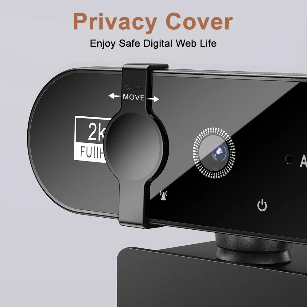 1080P Full HD Webcam with Auto Focus & Built-in Microphone - Perfect for Video Conferencing, Online Classes, Live Streaming & Remote Work