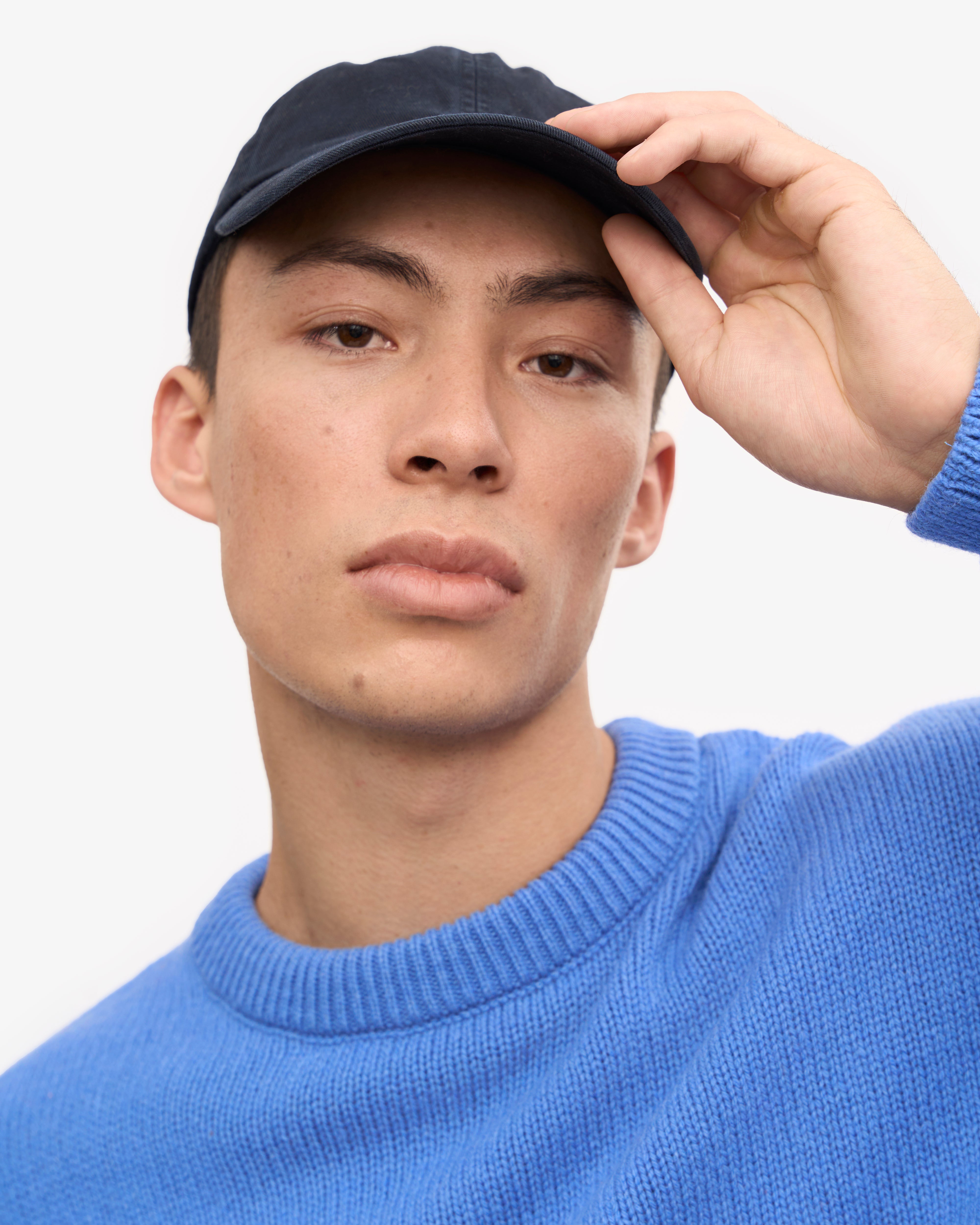 Organic Cotton Baseball Cap for Men & Women - Navy Blue - Soft & Breathable - Perfect for Outdoor Activities, Sports & Casual Wear