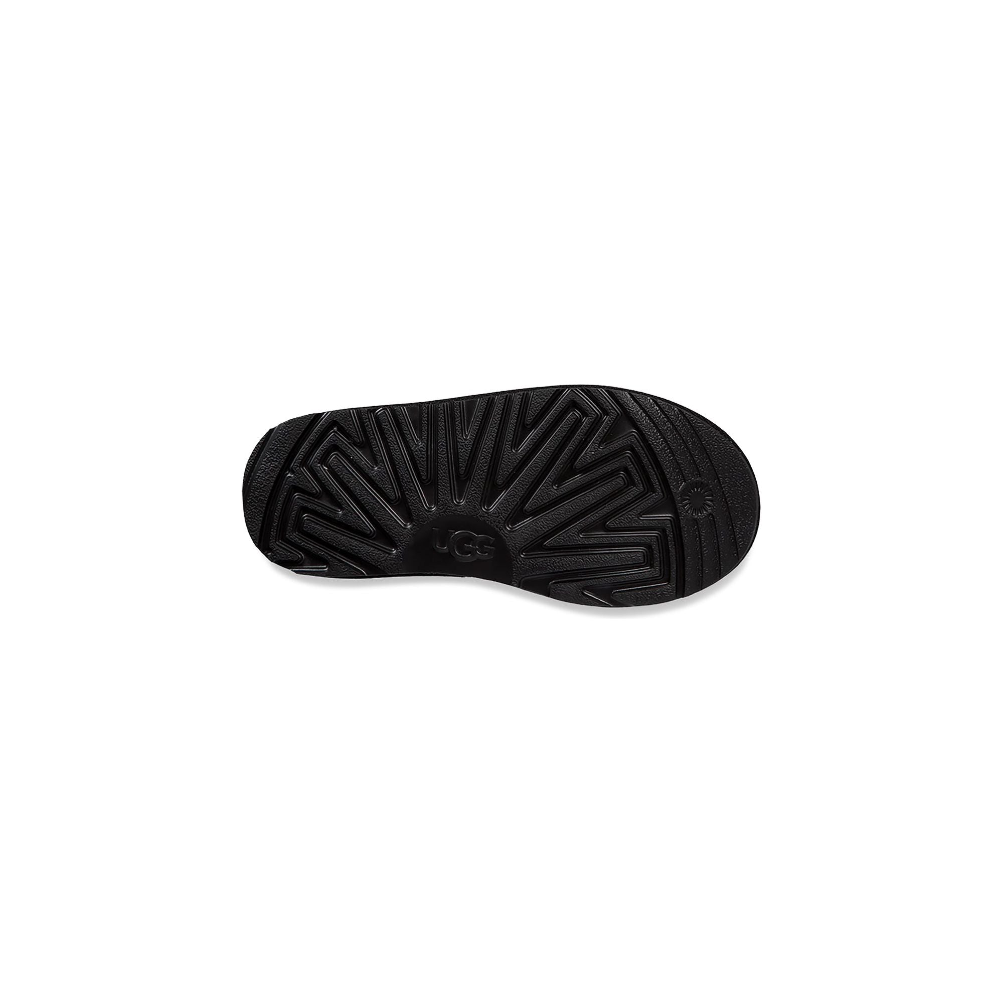 UGG Kid's Tasman II Slipper - Black Fuzzy House Shoes for Boys & Girls | Cozy Indoor & Outdoor Wear for Kids