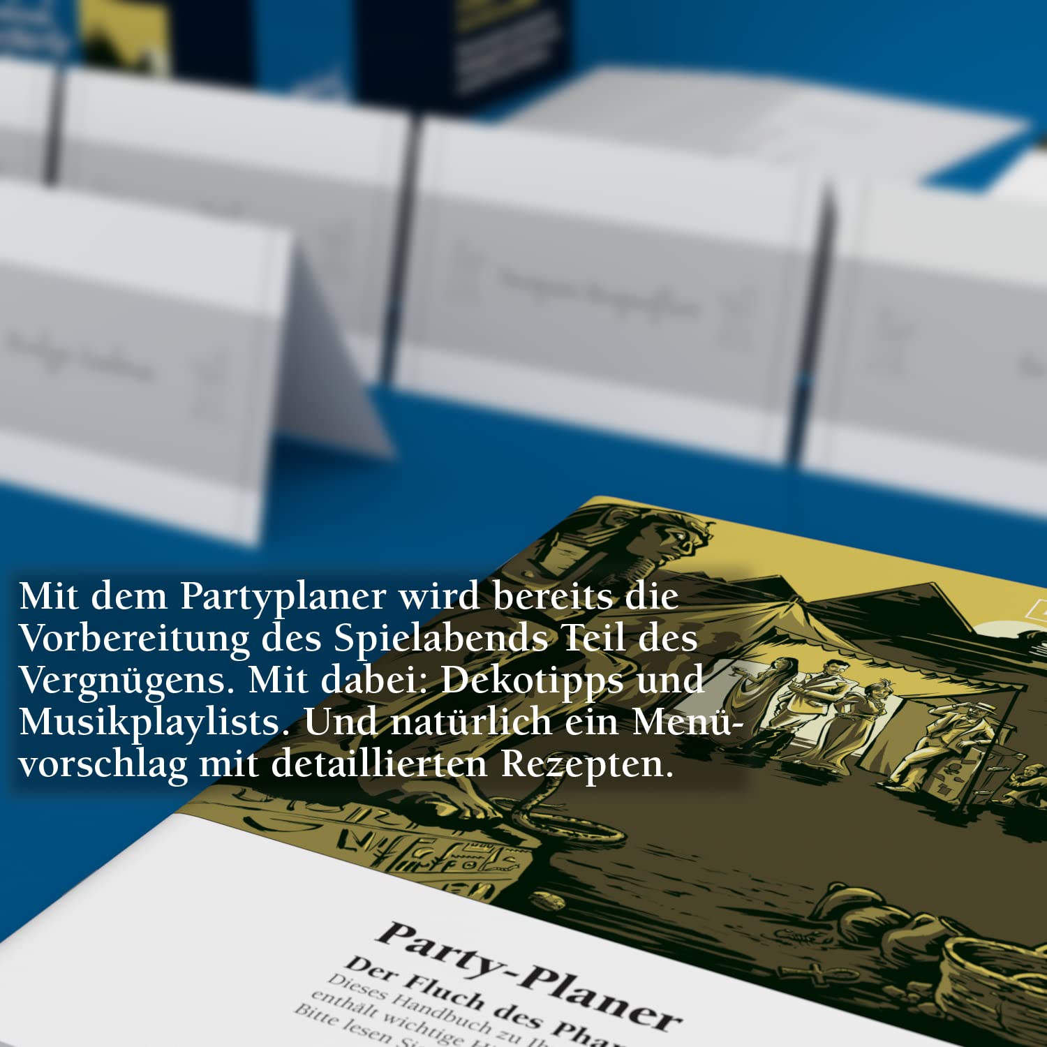 Murder Mystery Dinner Party Game - The Curse of the Pharaoh - Crime Solving Game for 6-8 Players | Exciting Adult Party Game | Perfect for Themed Nights & Social Gatherings