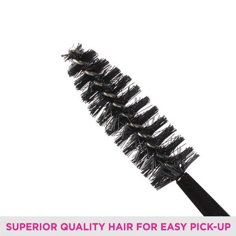 Disposable Soft Fiber Mascara Wands - Eyelash Extension & Eyebrow Makeup Brush (3 Pack, Black) | Perfect for Professional Salon Use & Home Makeup Application
