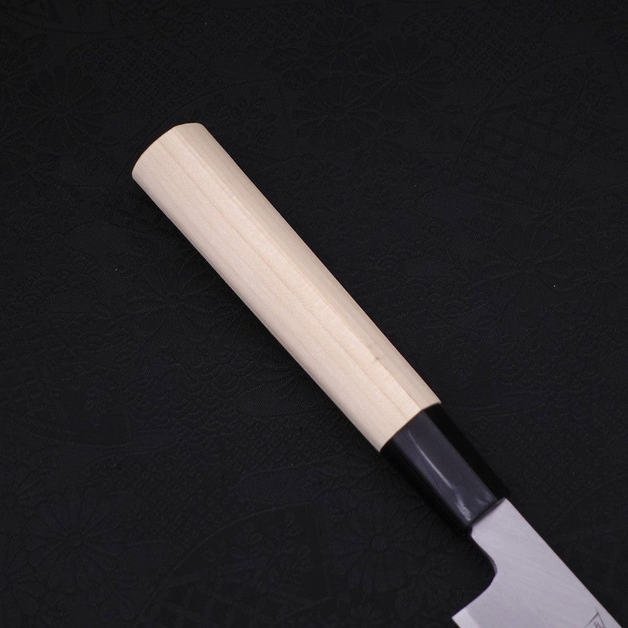 Premium Yanagiba Sushi Knife 230mm - SK Steel Blade with Magnolia Wood Handle for Professional Chefs & Home Cooking - Perfect for Slicing Sashimi, Sushi & Raw Fish