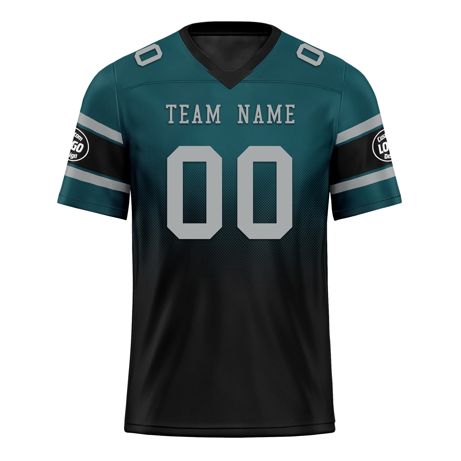 Custom Green & Black Philadelphia Eagles Personalized Authentic Football Jersey FBJ02 D020249 - Official NFL Replica Jersey for Fans & Players - Perfect for Game Day, Tailgating & Sports Events