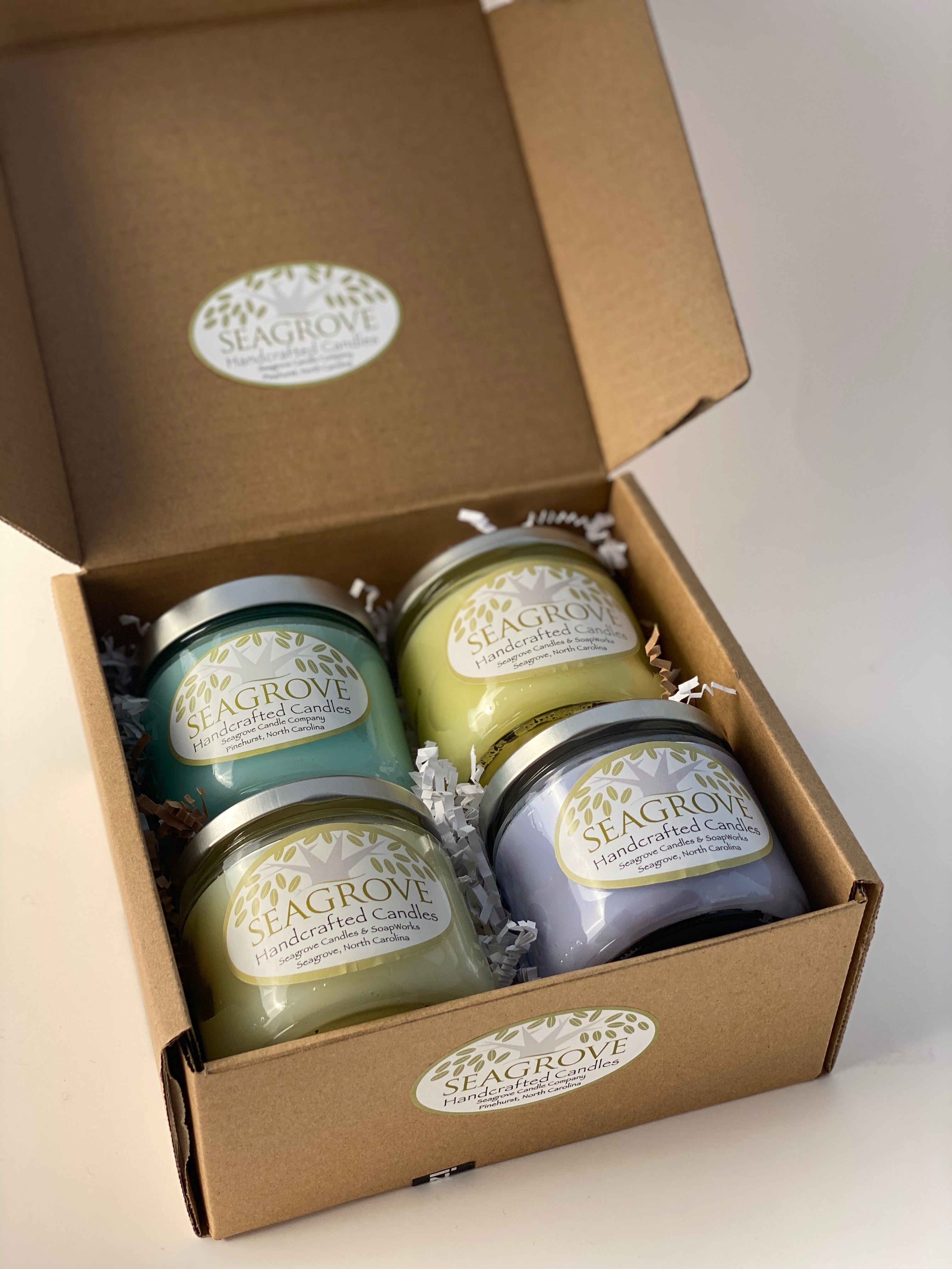Scents of Spring Candle Gift Set - 6-Piece Aromatherapy Soy Wax Candle Sampler with Floral & Fresh Scents for Home, Spa, Yoga & Relaxation