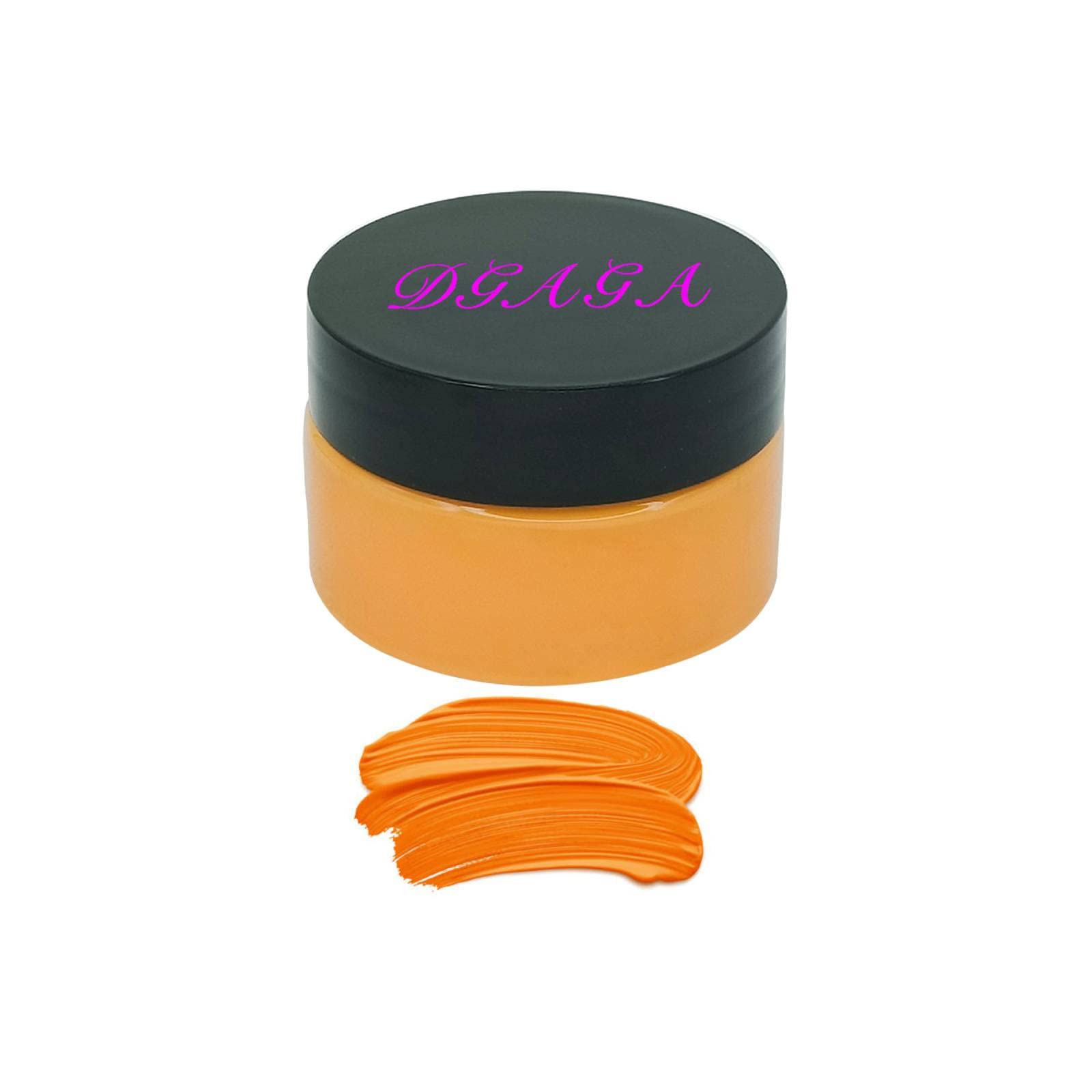 DGAGA Orange Chalk Paste for Screen Printing - Fall Carrot Color Chalk Ink for Silk Screen Stencils, DIY Crafts, Fabric Painting, Wood & Furniture Decor - Perfect for Halloween Decorations, Chalkboard Art & Home DIY Projects