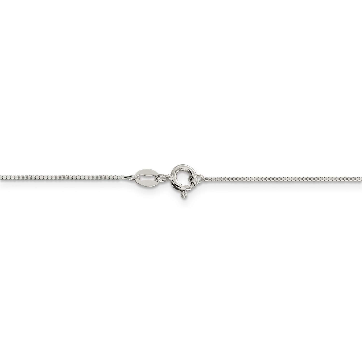 .925 Sterling Silver Octagonal Box Chain Necklace for Women - Durable & Hypoallergenic Jewelry Gift for Her, Perfect for Everyday Wear, Layering & Special Occasions