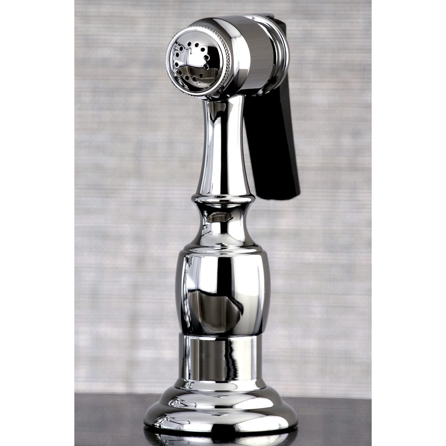 Kingston Brass KBSPR1 Polished Chrome Kitchen Faucet Sprayer with Hose - Perfect for Modern Home Kitchens & Commercial Use