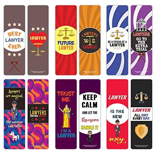 I Am a Lawyer Bookmarks (2-sets X 6 Cards)