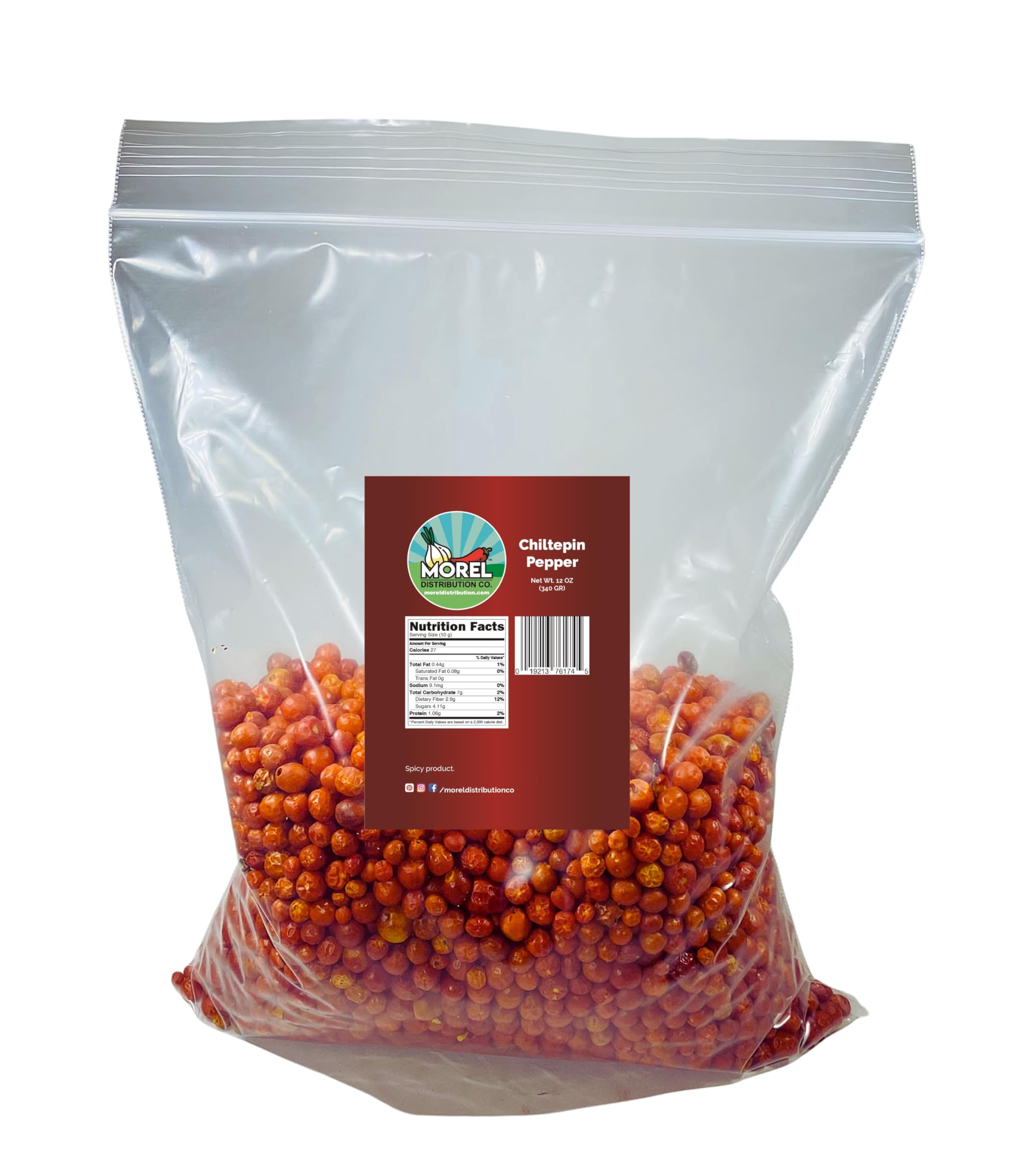 Premium Dried Chiltepin Peppers (Chili Tepin) - 8oz, 12oz, 1lb, 2lb & 5lb Bulk Sizes - Authentic Mexican Spice for Cooking, Salsas, and Hot Sauce Making