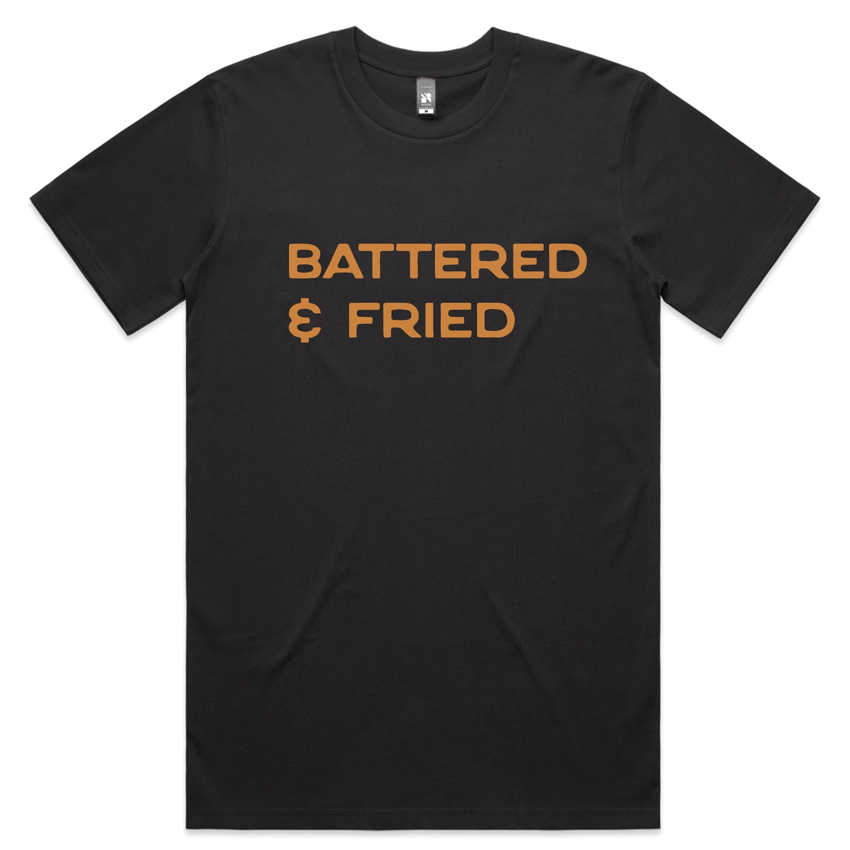 Battered & Fried Graphic Tee - Vintage Distressed T-Shirt for Men & Women - Perfect for Casual Wear, Street Style & Music Festivals