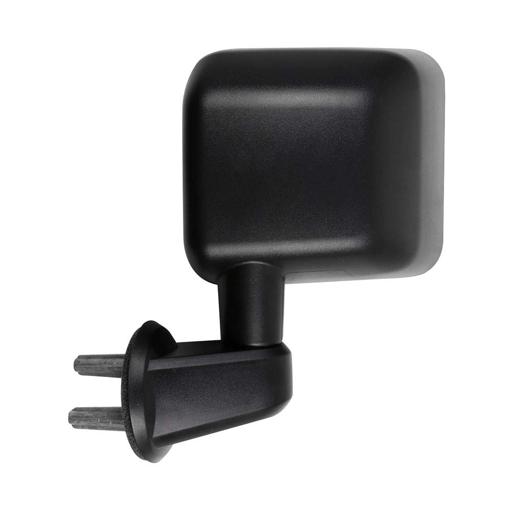 Replacement Side Mirrors for Jeep Wrangler 2007-2017 - Manual Adjust & Fold, Textured Black (Left & Right) - Perfect for Off-Roading & Daily Driving