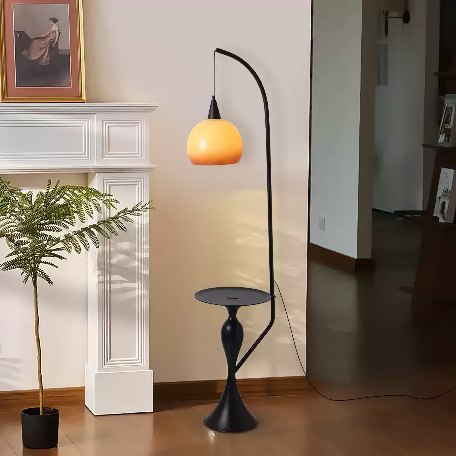 Modern Curvature Floor Lamp - Adjustable Standing Light for Living Room, Bedroom & Office - Elegant Home Decor Lighting with Flexible Design