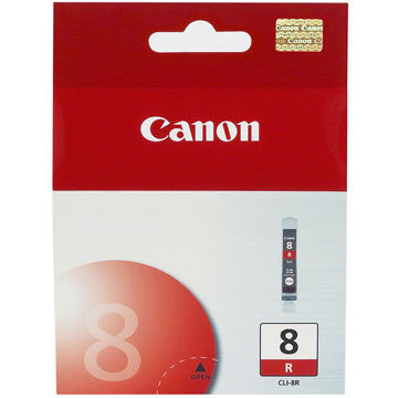 Canon CLI-8R Red Ink Cartridge - High-Quality Printer Ink for Canon Pixma Printers | Perfect for Home, Office & Photo Printing