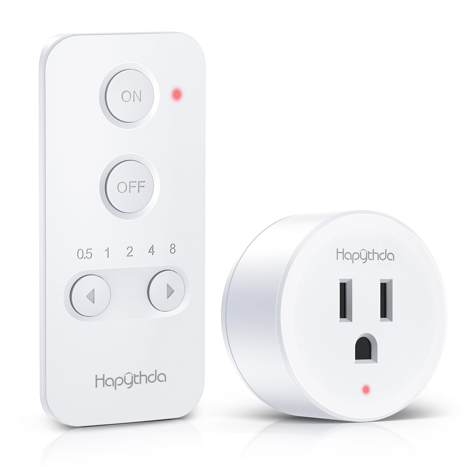 Wireless Remote Control Outlet Switch with Timer - 500ft Range, 15A/1500W Heavy Duty Plug-in On/Off Switch for Lights & Lamps | Perfect for Home Automation, Smart Lighting Control & Energy Saving