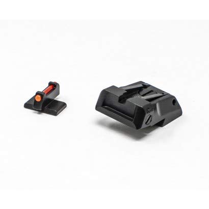Rock Island Armory 1911 Adjustable Sight Set - Black Target & Fiber Optic Front Sight for Enhanced Accuracy | Perfect for Competitive Shooting, Range Practice & Tactical Applications