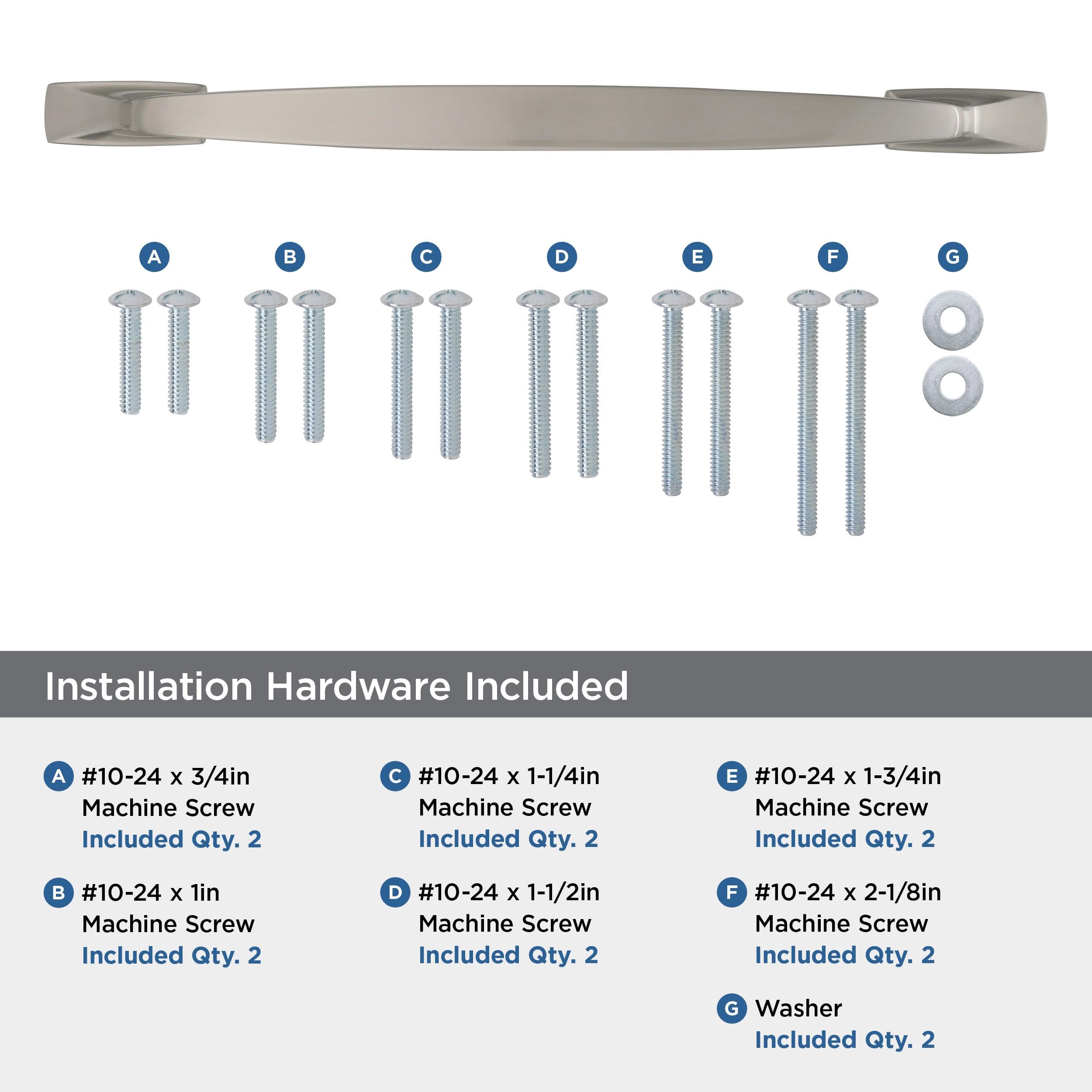 Amerock 12 Inch (305mm) Satin Nickel Appliance Pull - 1 Pack Drawer Handle for Cabinets & Drawers | Highland Ridge Collection | Perfect for Kitchen, Bathroom & Furniture Hardware Upgrade