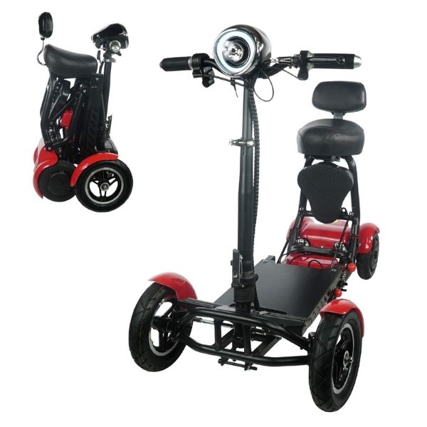 ComfyGo MS 3000 Foldable Mobility Scooter for Adults - Lightweight Electric Wheelchair with Long Battery Life - Perfect for Travel, Shopping & Outdoor Activities