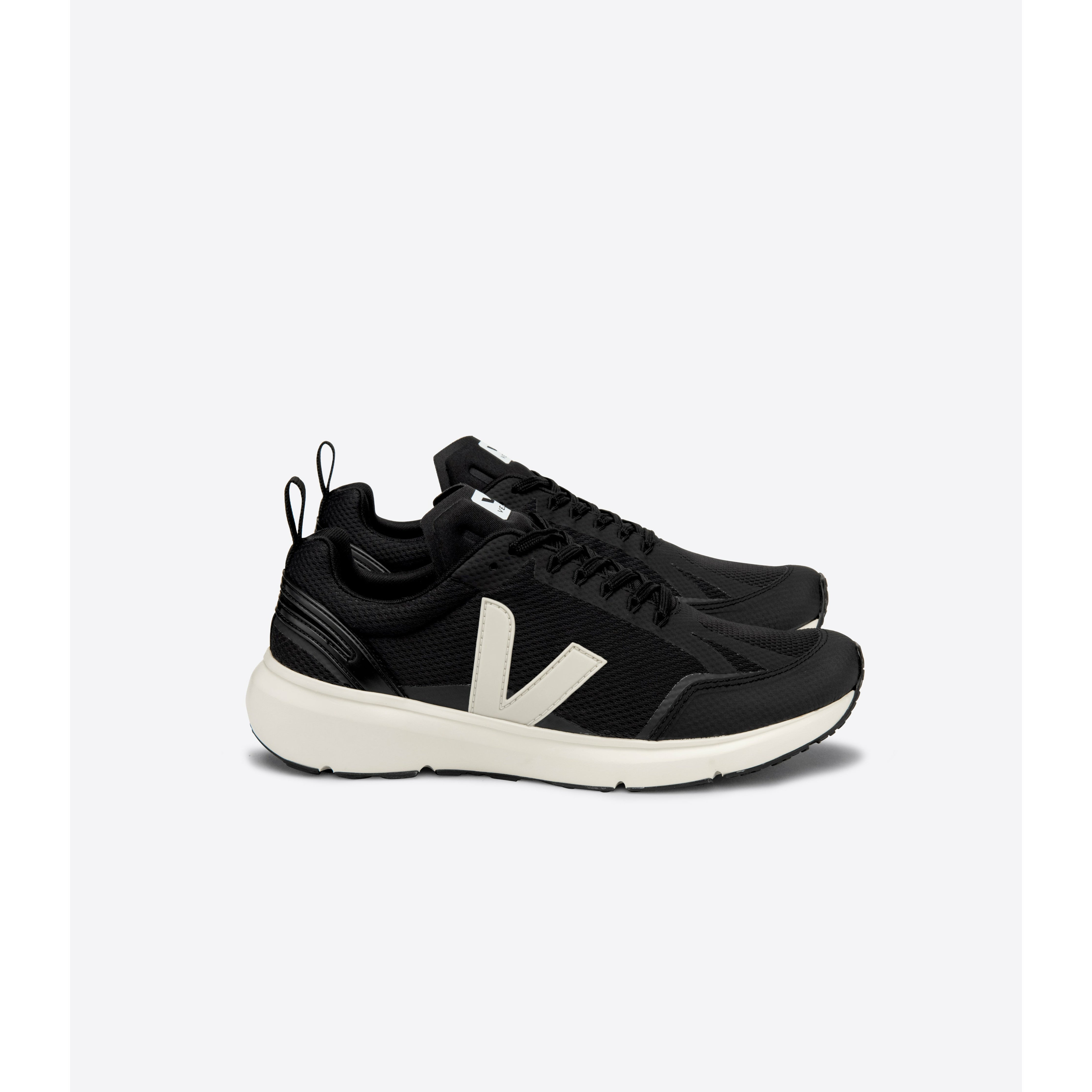 Veja Men's Condor 2 Alveomesh Sneakers - Black Pierre | Vegan Leather Casual Shoes for Men | Perfect for Everyday Wear, Work & Urban Style